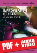Improvisation et fills à la batterie (pdf + mp3 + vidéos)
