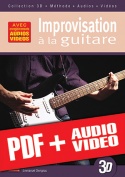 Improvisation à la guitare en 3D (pdf + mp3 + vidéos)