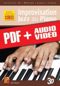 Improvisation jazz au piano en 3D (pdf + mp3 + vidéos)