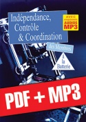 Indépendance, contrôle & coordination à la batterie (pdf + mp3)