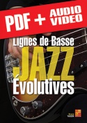 Lignes de basse jazz évolutives (pdf + mp3 + vidéos)