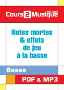 Notes mortes & effets de jeu à la basse