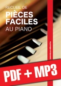 Recueil de pièces faciles au piano (pdf + mp3)