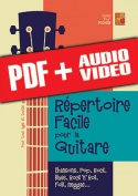 Répertoire facile pour la guitare (pdf + mp3 + vidéos)