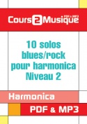 10 solos Blues/Rock pour harmonica - Niveau 2
