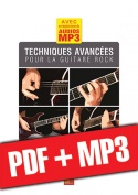 Techniques avancées pour la guitare rock (pdf + mp3)