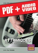 Techniques rythmiques pour la guitare (pdf + mp3 + vidéos)