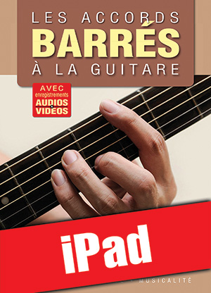 Les accords barrés à la guitare (iPad)