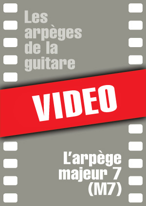 L'arpège majeur 7 (M7) L'arpège majeur 7 (M7)