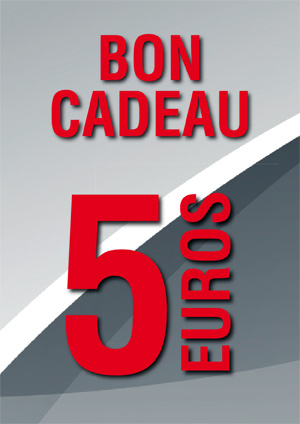 BON CADEAU DE 5 € BON CADEAU DE 5 €