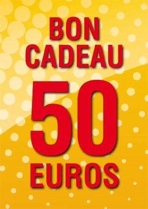 BON CADEAU DE 50 €