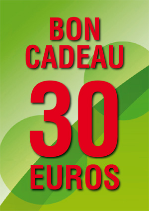 BON CADEAU DE 30 €