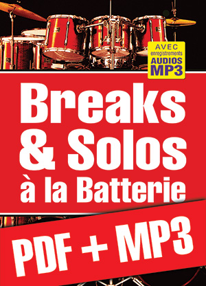 Breaks & solos à la batterie (pdf + mp3)