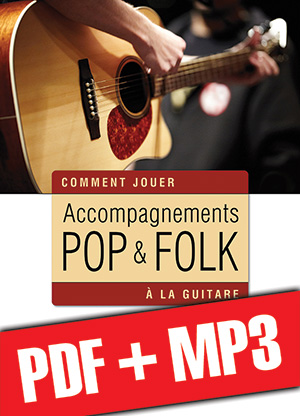 Accompagnements pop & folk à la guitare (pdf + mp3)