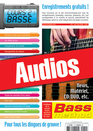 Enregistrements du Cours 2 Basse n°1