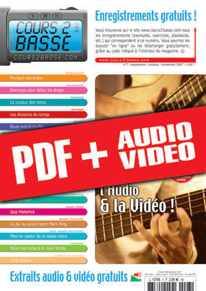Cours 2 Basse n°7 Cours 2 Basse n°7