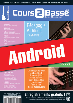 Cours 2 Basse n°28 (Android) Cours 2 Basse n°28 (Android)