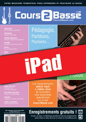 Cours 2 Basse n°28 (iPad) Cours 2 Basse n°28 (iPad)