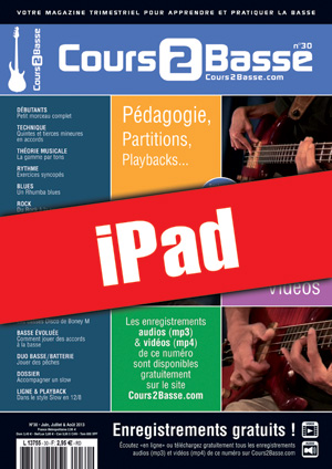 Cours 2 Basse n°30 (iPad) Cours 2 Basse n°30 (iPad)
