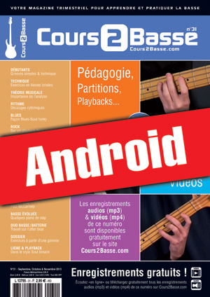 Cours 2 Basse n°31 (Android) Cours 2 Basse n°31 (Android)