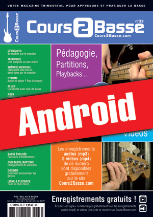 Cours 2 Basse n°33 (Android) Cours 2 Basse n°33 (Android)