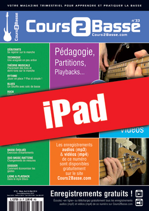 Cours 2 Basse n°33 (iPad) Cours 2 Basse n°33 (iPad)