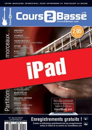 Cours 2 Basse n°41 (iPad) Cours 2 Basse n°41 (iPad)