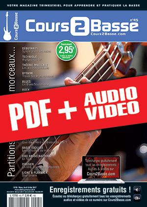 Cours 2 Basse n°45 (pdf + mp3 + vidéos) Cours 2 Basse n°45 (pdf + mp3 + vidéos)
