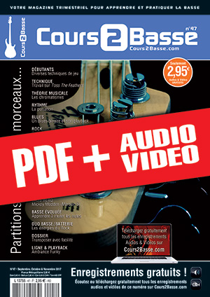 Cours 2 Basse n°47 (pdf + mp3 + vidéos)