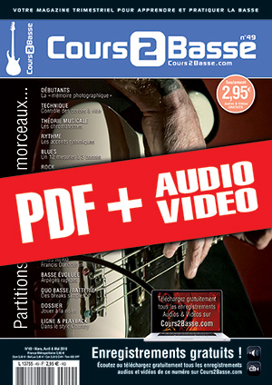 Cours 2 Basse n°49 (pdf + mp3 + vidéos) Cours 2 Basse n°49 (pdf + mp3 + vidéos)