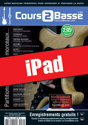 Cours 2 Basse n°52 (iPad) Cours 2 Basse n°52 (iPad)