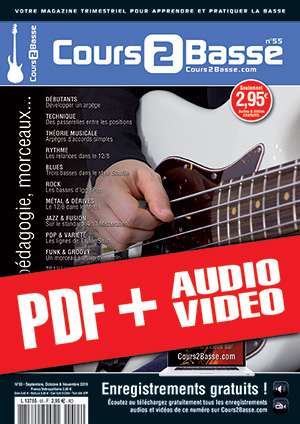 Cours 2 Basse n°55 (pdf + mp3 + vidéos) Cours 2 Basse n°55 (pdf + mp3 + vidéos)