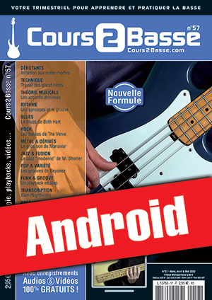 Cours 2 Basse n°57 (Android) Cours 2 Basse n°57 (Android)