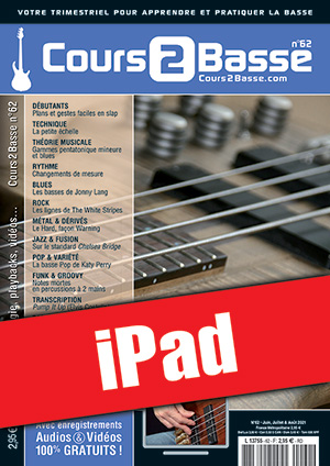 Cours 2 Basse n°62 (iPad) Cours 2 Basse n°62 (iPad)