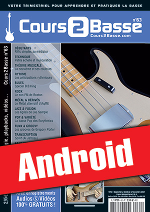 Cours 2 Basse n°63 (Android) Cours 2 Basse n°63 (Android)