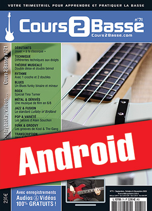 Cours 2 Basse n°71 (Android) Cours 2 Basse n°71 (Android)
