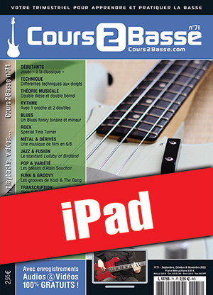 Cours 2 Basse n°71 (iPad) Cours 2 Basse n°71 (iPad)