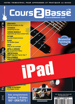 Cours 2 Basse n°76 (iPad) Cours 2 Basse n°76 (iPad)