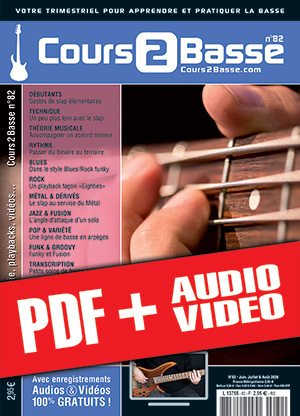 Cours 2 Basse n°82 (pdf + mp3 + vidéos)