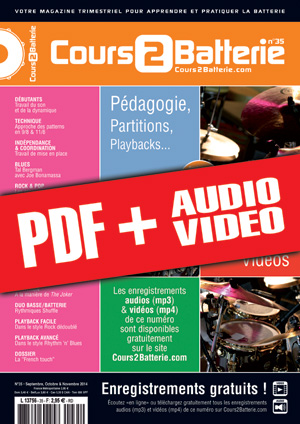 Cours 2 Batterie n°35 (pdf + mp3 + vidéos) Cours 2 Batterie n°35 (pdf + mp3 + vidéos)