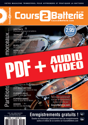 Cours 2 Batterie n°38 (pdf + mp3 + vidéos) Cours 2 Batterie n°38 (pdf + mp3 + vidéos)