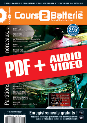 Cours 2 Batterie n°46 (pdf + mp3 + vidéos) Cours 2 Batterie n°46 (pdf + mp3 + vidéos)