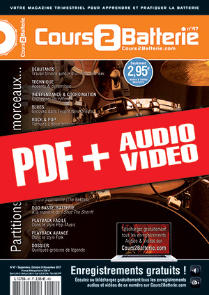Cours 2 Batterie n°47 (pdf + mp3 + vidéos) Cours 2 Batterie n°47 (pdf + mp3 + vidéos)
