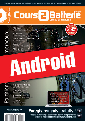 Cours 2 Batterie n°50 (Android) Cours 2 Batterie n°50 (Android)