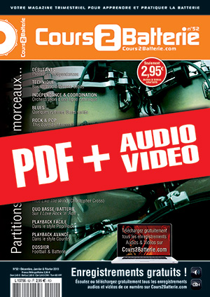 Cours 2 Batterie n°52 (pdf + mp3 + vidéos) Cours 2 Batterie n°52 (pdf + mp3 + vidéos)