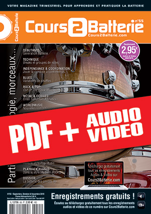 Cours 2 Batterie n°55 (pdf + mp3 + vidéos) Cours 2 Batterie n°55 (pdf + mp3 + vidéos)