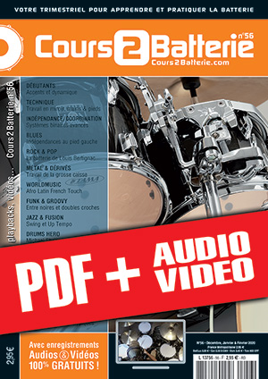 Cours 2 Batterie n°56 (pdf + mp3 + vidéos) Cours 2 Batterie n°56 (pdf + mp3 + vidéos)