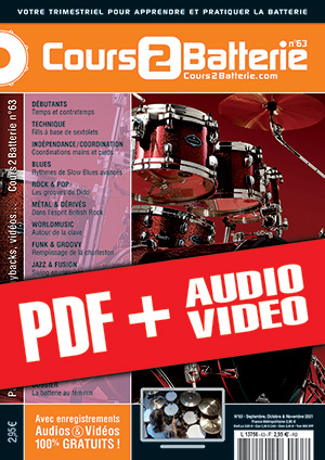 Cours 2 Batterie n°63 (pdf + mp3 + vidéos) Cours 2 Batterie n°63 (pdf + mp3 + vidéos)