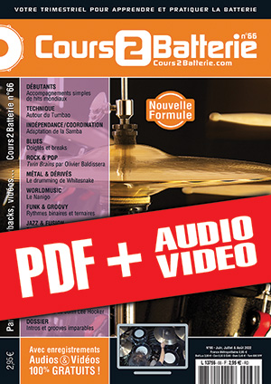 Cours 2 Batterie n°66 (pdf + mp3 + vidéos) Cours 2 Batterie n°66 (pdf + mp3 + vidéos)