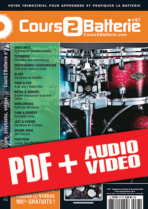 Cours 2 Batterie n°67 (pdf + mp3 + vidéos) Cours 2 Batterie n°67 (pdf + mp3 + vidéos)